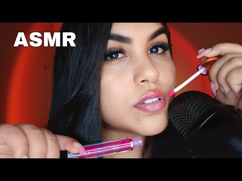 ASMR SONS BOCA MOLHADOS com GLOSS | WET MOUTH SOUNDS WITH GLOSS 💦