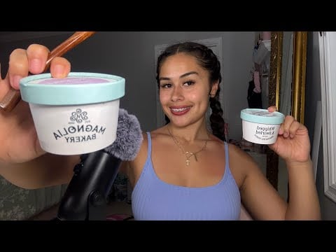 asmr : magnolia banana bread pudding