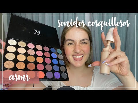 ASMR español - TE MAQUILLO pero extra RAPIDO y agresivo! - Ale ASMR :)