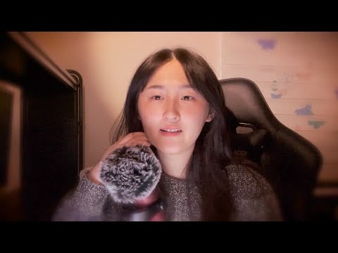 ASMR 📖 unintelligible clicky whispers reading to you!