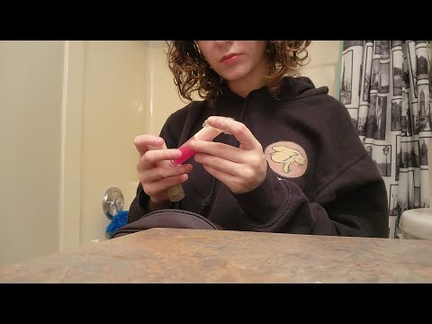 lofi asmr rummaging and overexplaining makeup (soft spoken, whispering)