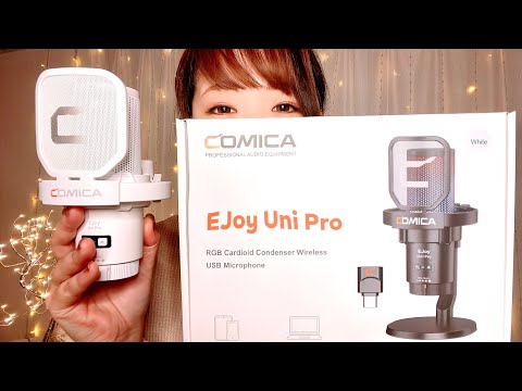 ASMR 囁き雑談 / Newマイク Comica Ejoy Uni Proの紹介と今年の目標について語ります✨