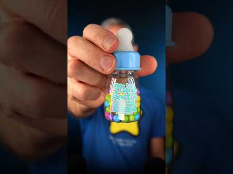 Weird candy ASMR: Baby Milk Bottle by Bunny Plan #asmrcandy #candyasmr  #candying