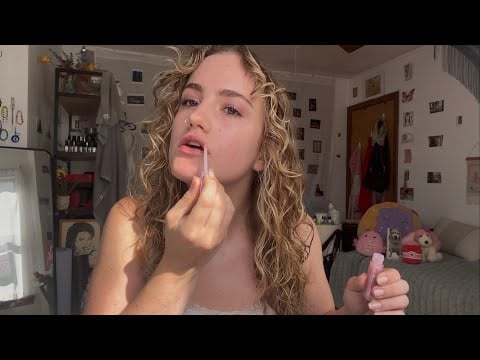 Realistic Morning Routine (i do ur makeup and keep it real) asmr grwm & positive affirmations
