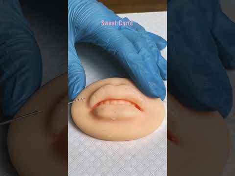 PREENCHIMENTO LABIAL - ASMR #shorts
