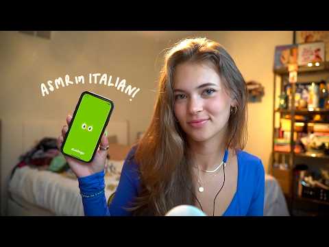 ASMR | Learn Italian With Me (& My First Time Trying Soft-Spoken!!!)