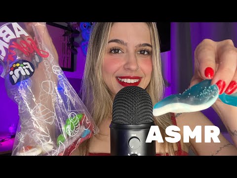 ASMR PROVANDO BALAS FINI QUE NUNCA COMI 🍬