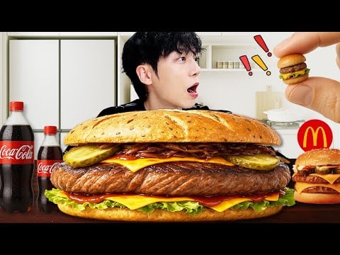 ASMR MUKBANG | 직접 만든 갤럭시 꿀젤리 버거 디저트 먹방 & 레시피 DESSERT GALAXY  HONEY JELLY CANDY