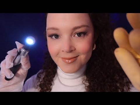 ASMR Gloves Sounds for Sleep, Soft Spoken | Scalp Exam | Eye Exam | Skin Exam