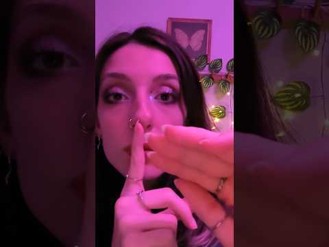 ASMR Shushing, Covering your mouth & Touching your face 🌿 Just calm down, it's okay