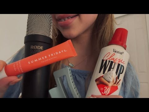 ASMR getting you ready for the 4th of july! 🍓🇺🇸