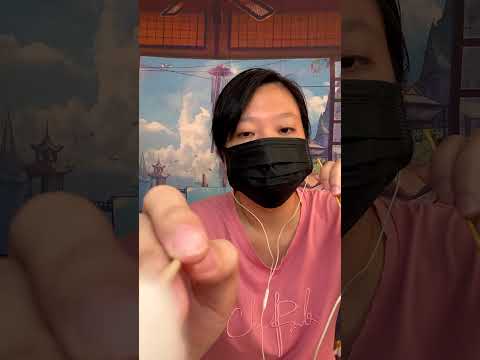 ASMR There Is Something In Your Eyes (fast eye cleaning)  #asmr #relax