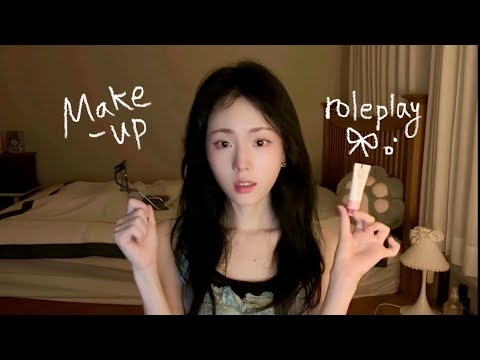 ASMR Kind Popular Girl Does Your Makeup At School⋆˙⟡ RP