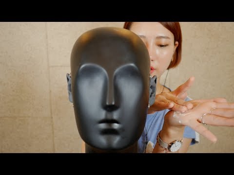 [더미헤드 ASMR] 덤희의 촉촉한 귀마사지 | 귀 태핑과 머리 태핑