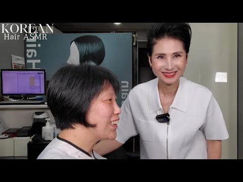 미용실 ASMR  #숏컷트 #짧은상고 날이 더울때는 숏컷이 최고!!#Shortcut  #Shortcut is the best when it's hot!!
