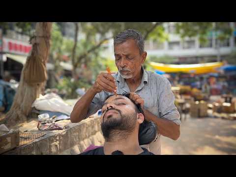 Waris Barber ULTRA RELAXING 😴 Scalp & Head Massage | With His Gun & Multiple Tools | ASMR Gautam