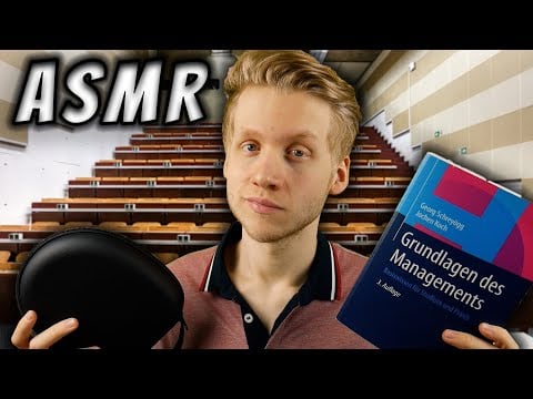 Die ASMR UNIVERSITÄT mit dem schlechtesten PROFESSOR!