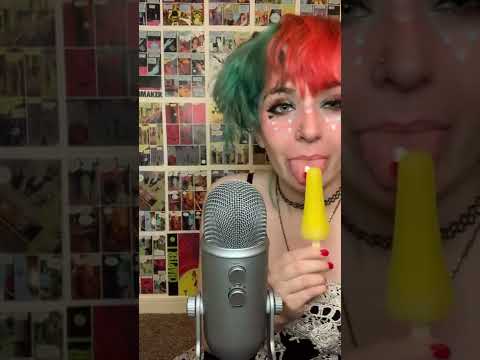 #ASMR Popsicle Licking #Shorts