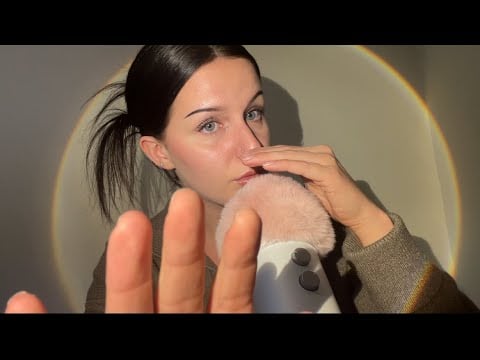 ASMR Repeating “Shh It’s Okay” (with gum chewing and hand movements) 🤍