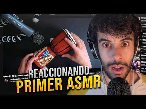 REACCIONANDO A MI PRIMER ASMR (así fue mi PRIMER ASMR siendo un NOOB) | LesCousinsASMR