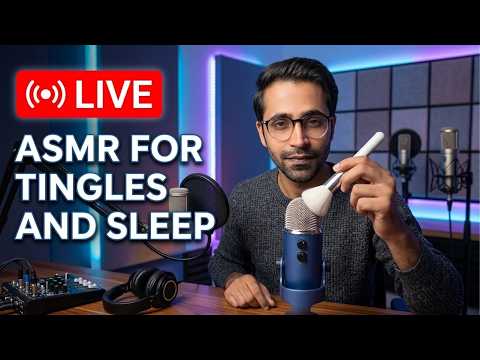 🔴 ASMR Live | Ultimate Sleep & Relaxation (Face Painting, Glue on Mic, Shaving Cream)