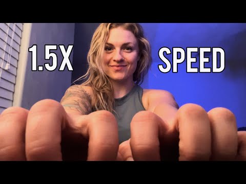 FAST & AGGRESSIVE ASMR 1.5X SPEED💨 RANDOM TRIGGERS NO TALKING