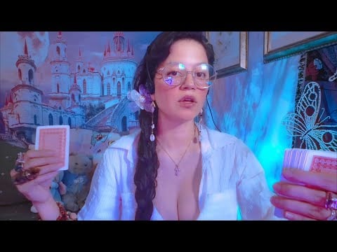 ASMR~ 80s Dreamy GATE Program Pink Drink + Psychic Cards