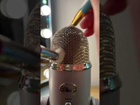 Mic brushing ASMR