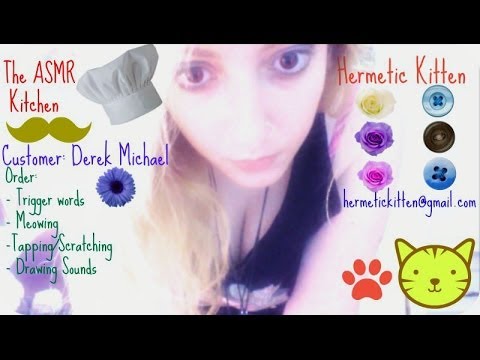 ☆THE ASMR KITCHEN☆ S01E03 CUSTOMER:DEREK MICHAEL=^◡^=5 MEOWING/TRIGGERS/MULTI-LAYERED☆