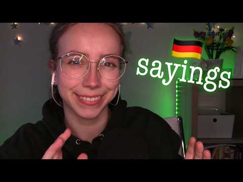 [ASMR] Whispering German Sayings right in your Ears 🇩🇪🍀 (close-up whispers + soft triggers)