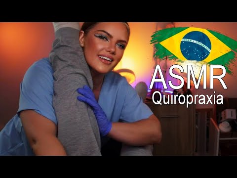 ASMR Consultorio de Quiropraxia | Te Ajustando até vc DORMIR