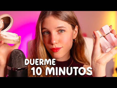 ASMR TE MAQUILLO EN 10 MINUTOS para DORMIR profundo 💄💆🏼‍♀️ (ROLEPLAY EN ESPAÑOL)