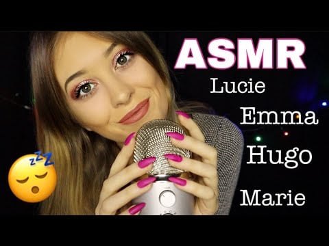 ASMR: JE CHUCHOTE VOS PRÉNOMS