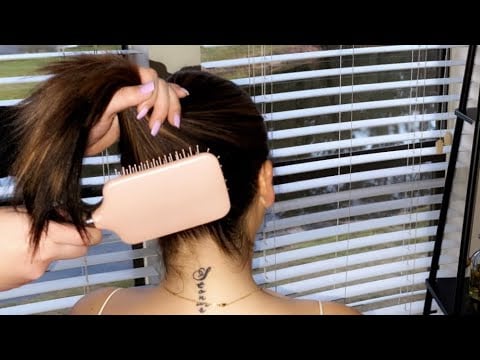 ASMR- Best Friend Relaxing Hair Brushing & Hair Playing