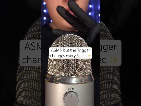 ASMR but the Trigger changes every 3 seconds! 🧡 #asmr #jonathanasmr