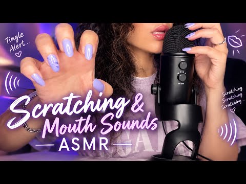 THIS SCRATCHING & MOUTH SOUNDS ASMR MIGHT BE TOO TINGLY… 🤯🫦 (No Talking)
