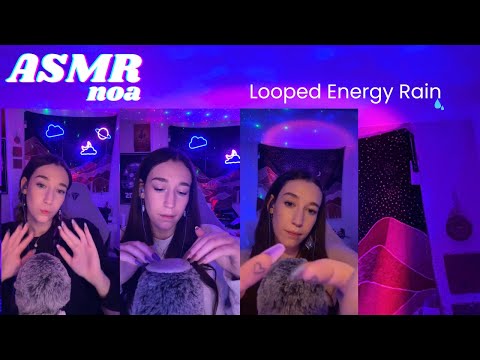 Looped energy rain ASMR ☔️ | Deeply calming sounds & tingles