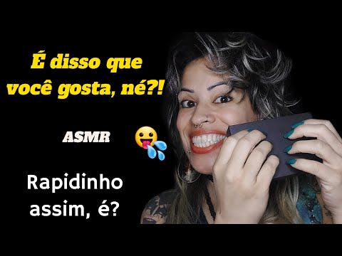 ASMR 👄👋 Tapping aggressive + sons de boca rápido