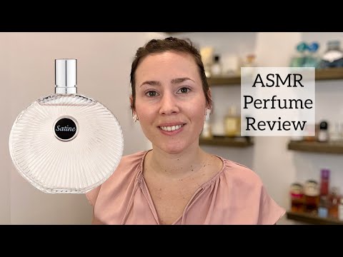 ASMR Perfume Review - Lalique Satine - Glass Tapping & Soft Spoken