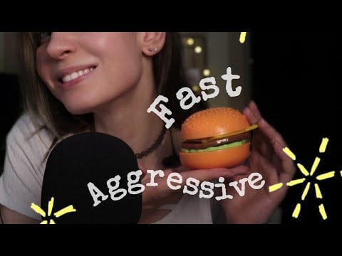 Rapide et agressif ASMR [layered sounds, visuals]