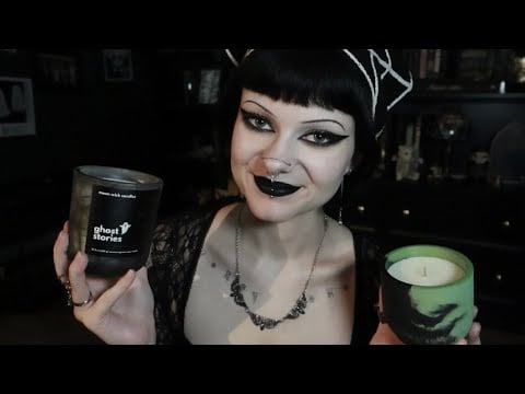 ASMR | Unboxing Halloween/Fall Moonwick Candles 🕯️🌛 tapping, scratching, crinkles, etc.