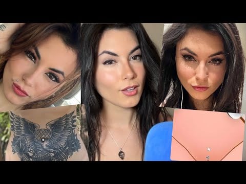 ASMR | My piercings (with photos) + Piercing FAQ 🙀🪡🩸😏