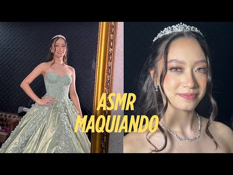 (asmr) Maquiando debutante
