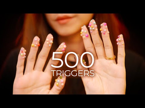 ASMR 500 Triggers in 500 Seconds | 1 Second of Every Video I’ve Ever Made (No Talking)