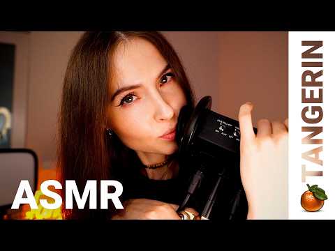 ASMR Mouth Sounds / Deep Tongue Fluttering / Fabric Scratching | Tangerin