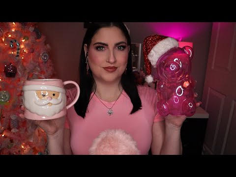 ASMR Pink Christmas Themed Triggers 🎀💕