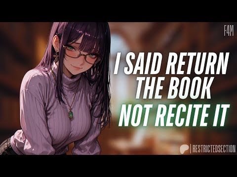 Tsundere Librarian Finally Lets You In [F4M] [Slow Burn] [Strangers to Lovers] [Poetry]