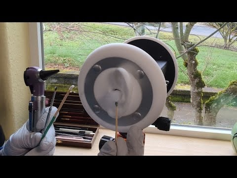 ASMR - Inner Ear Cleaning and Picking with Otoscope Pressure - Nitrile Gloves - Soft Spoken
