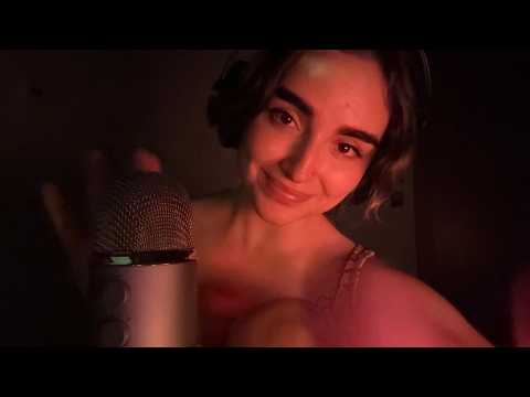 ˚⟡˖ ࣪ Sleep ASMR 🍓(mouth sounds, mic gripping, mic brushing, hand sounds)