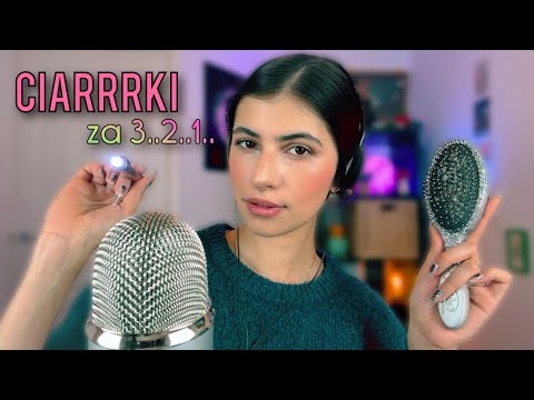 ASMR po polsku PRZYWRACAM CI CIARRKI (echo, masaż mózgu, bliski szept, osobista uwaga) 💜